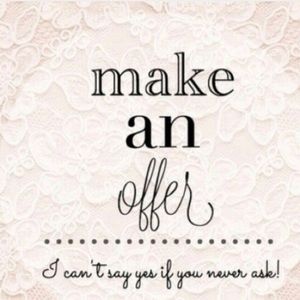 Accepting reasonable offers on all items!